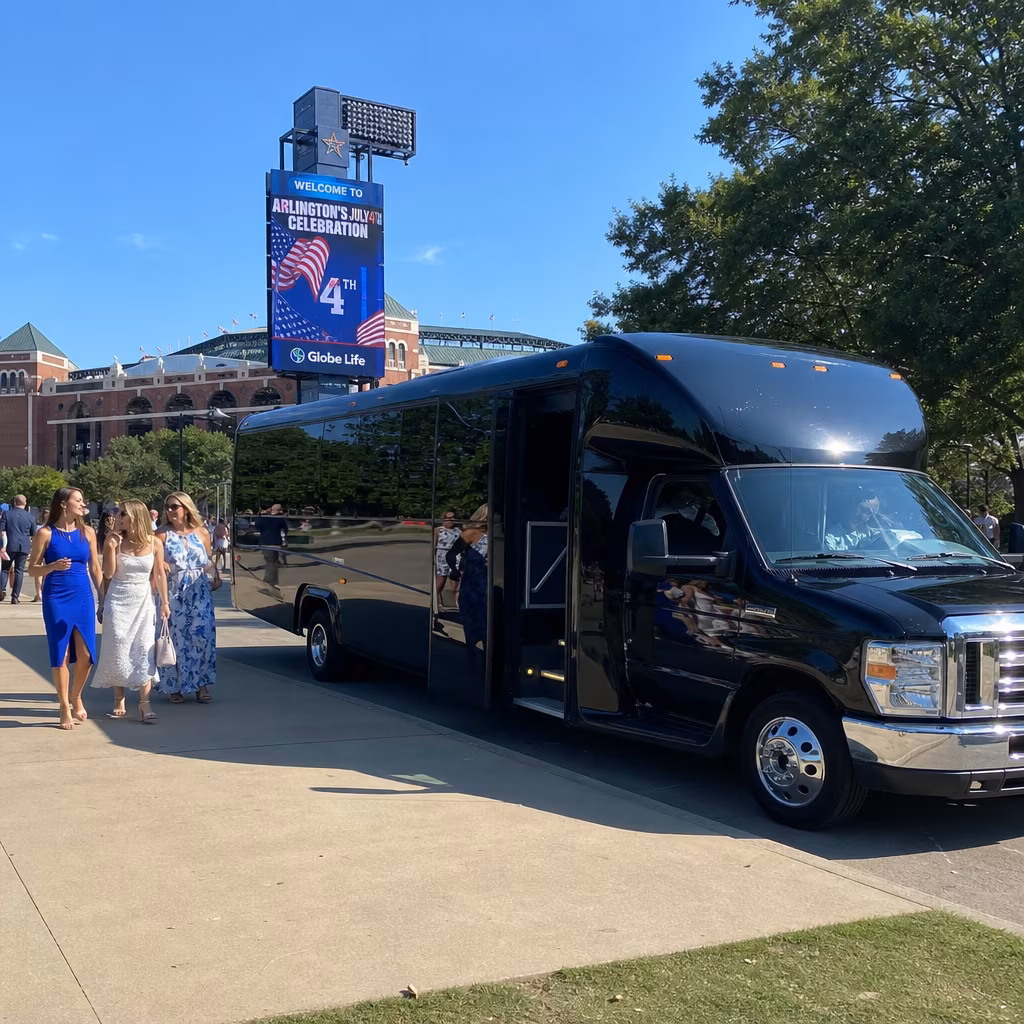 Rent a Bus to Arlington's July 4th Celebration