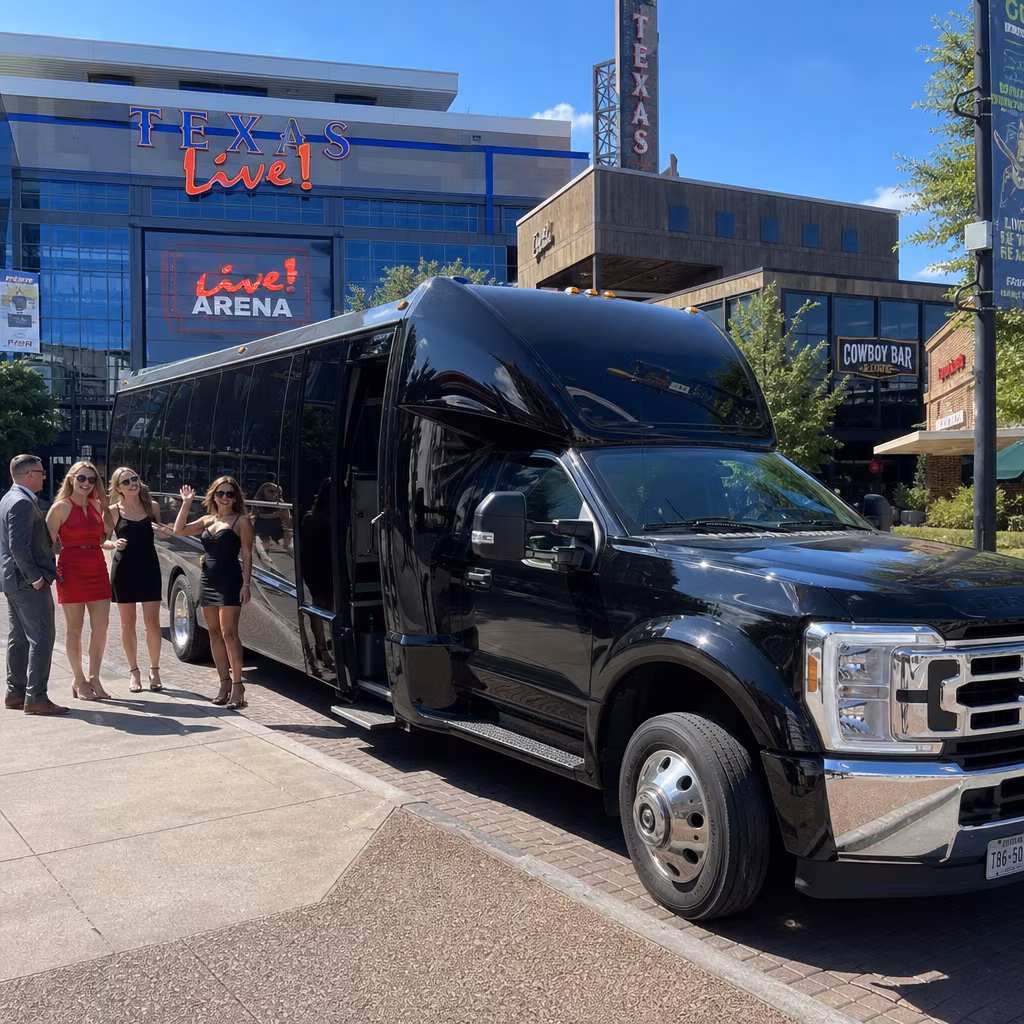 Rent a Bus to Texas Live!