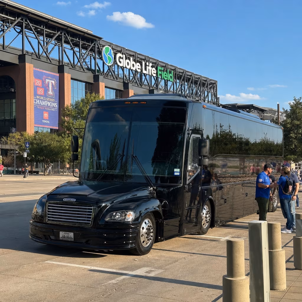Rent a Bus to Texas Rangers Playoff Games