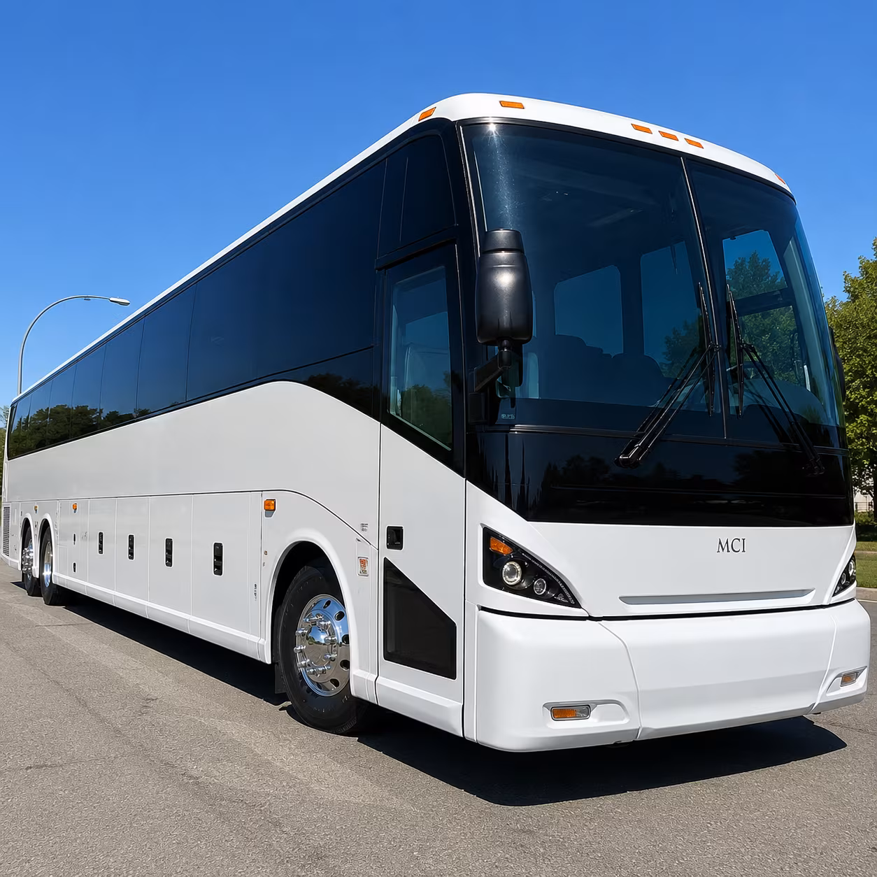 Arlington Airport Shuttle & Transportation party bus interior