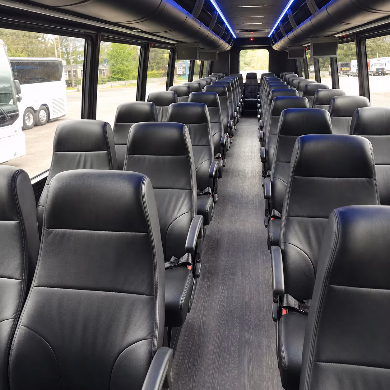 Arlington Airport Shuttle & Transportation party bus exterior