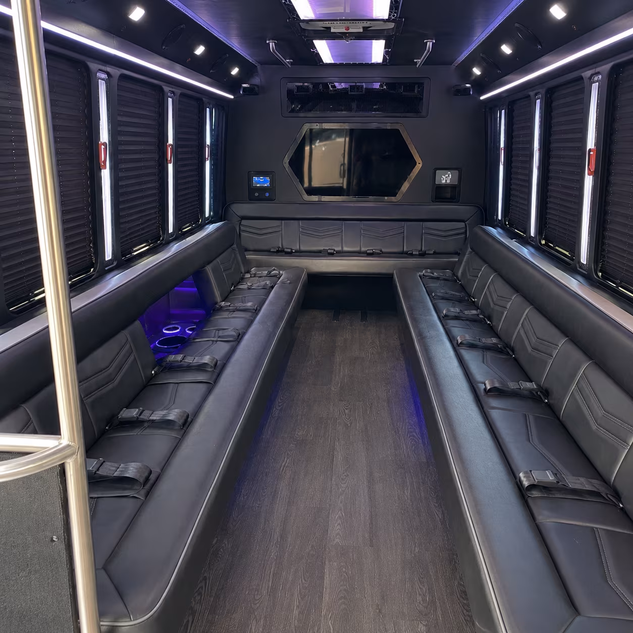 Arlington Bachelor & Bachelorette Transportation party bus exterior