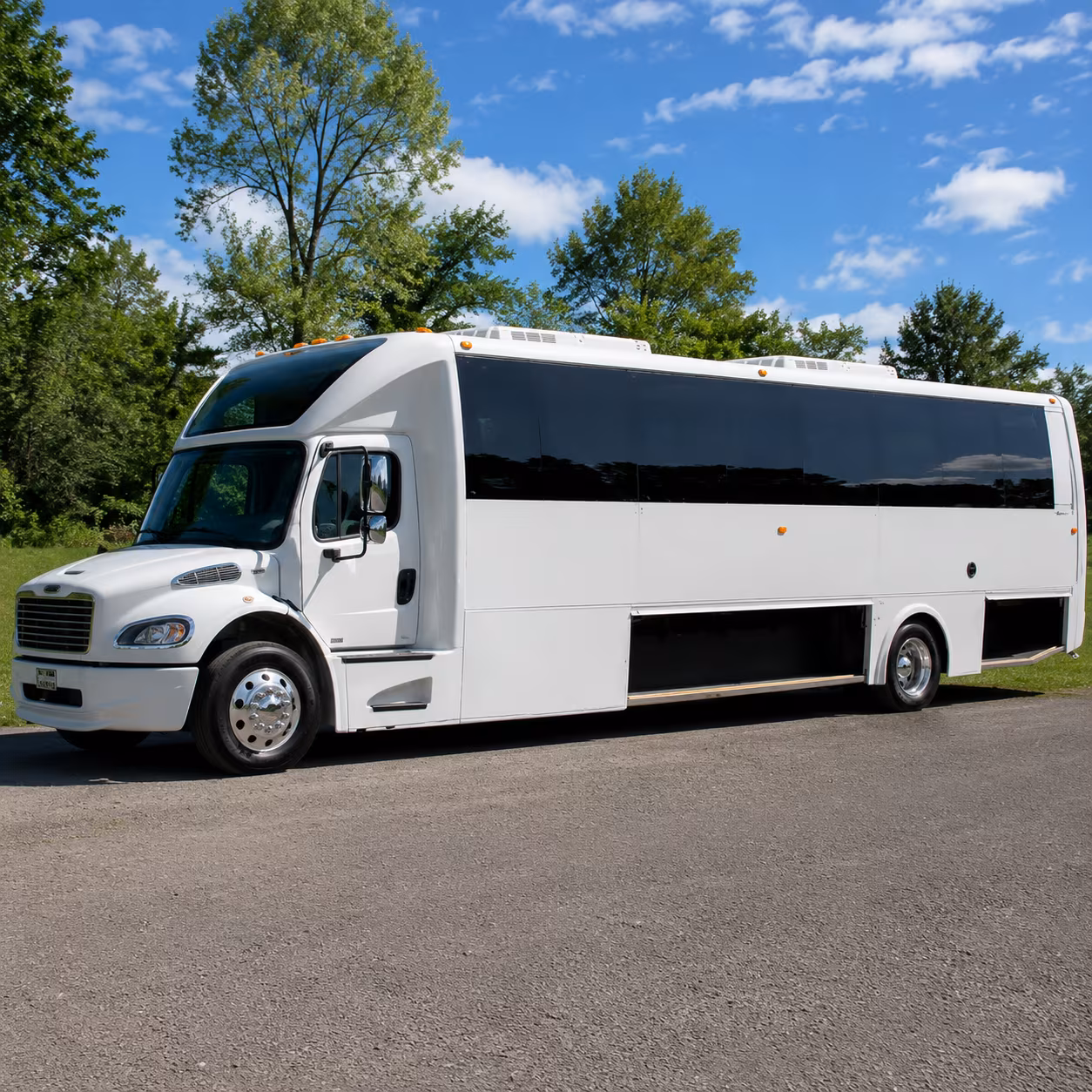 Arlington Bachelor & Bachelorette Transportation party bus exterior