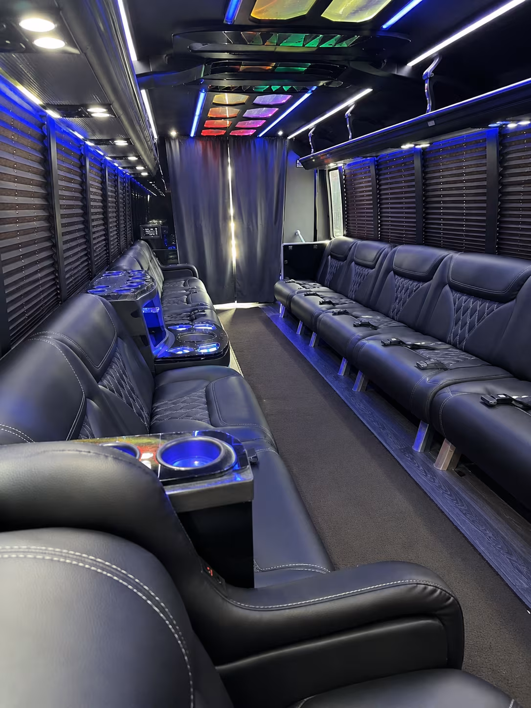 Arlington Birthday, Sweet 16, & Quinceañera Transportation onboard seating
