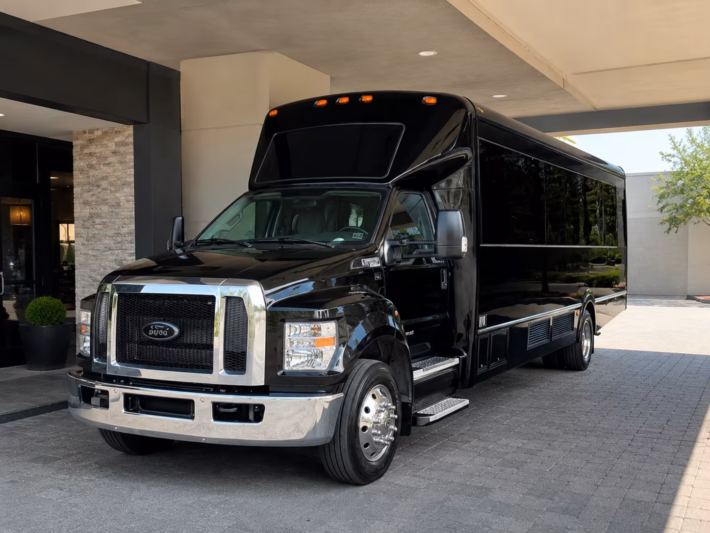 Arlington Birthday, Sweet 16, & Quinceañera Transportation party bus interior