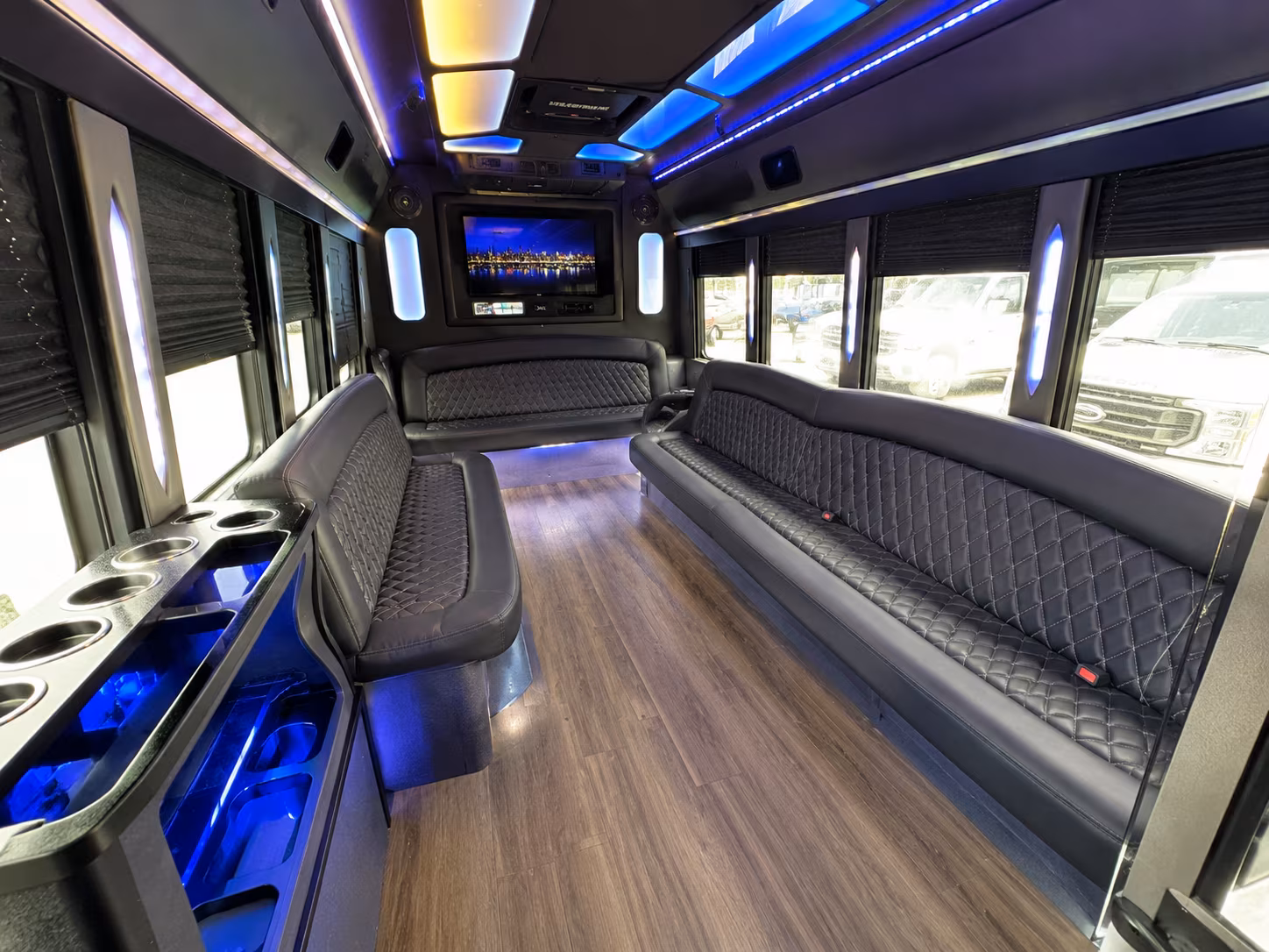 Arlington Concert & Music Festival Transportation party bus exterior
