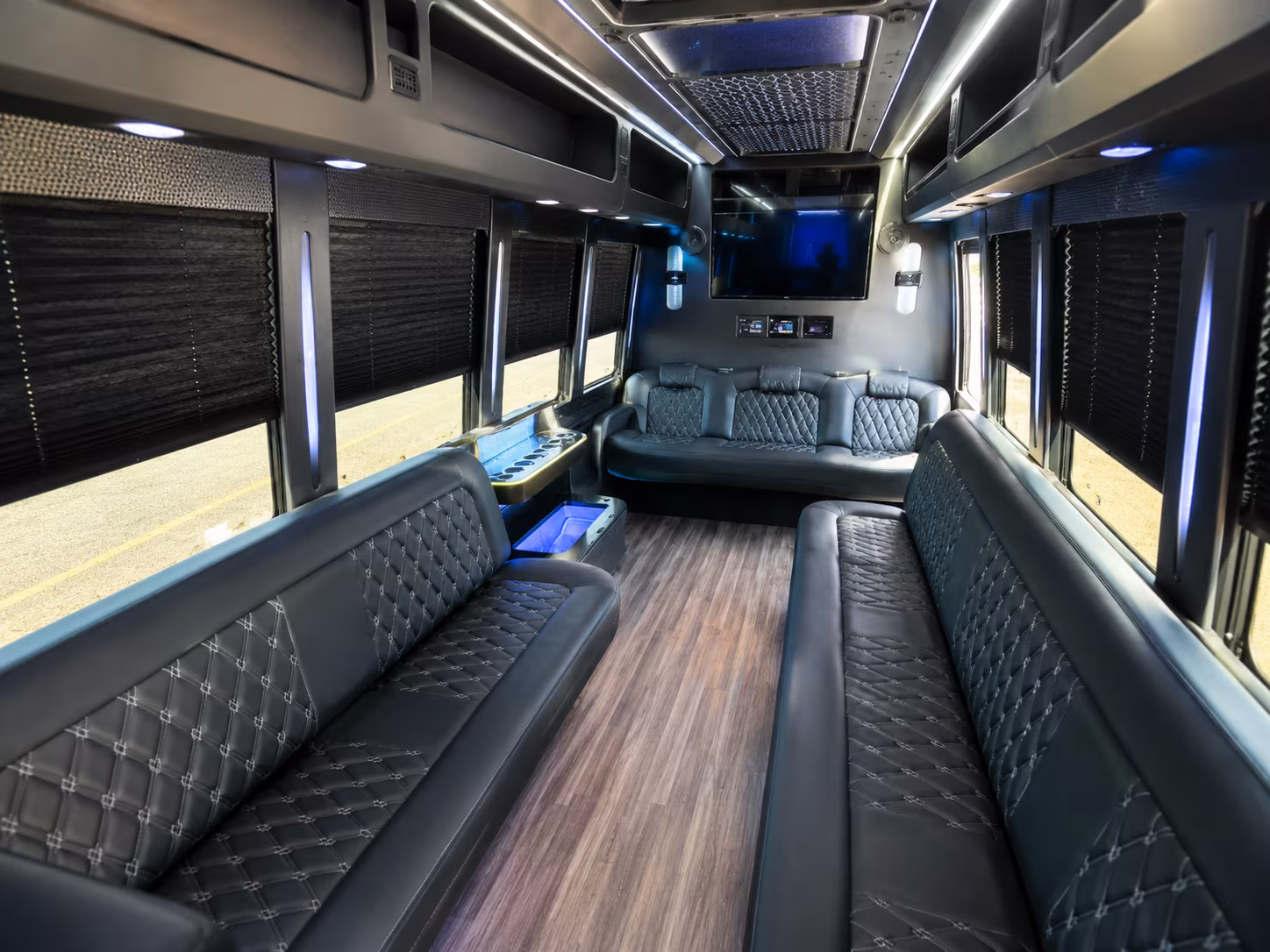 Arlington Concert & Music Festival Transportation party bus exterior