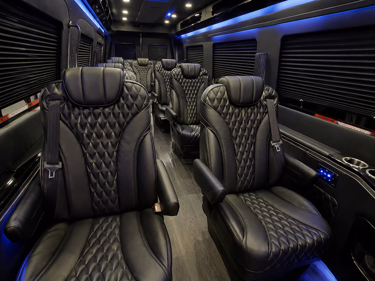 Arlington Corporate Transportation party bus exterior