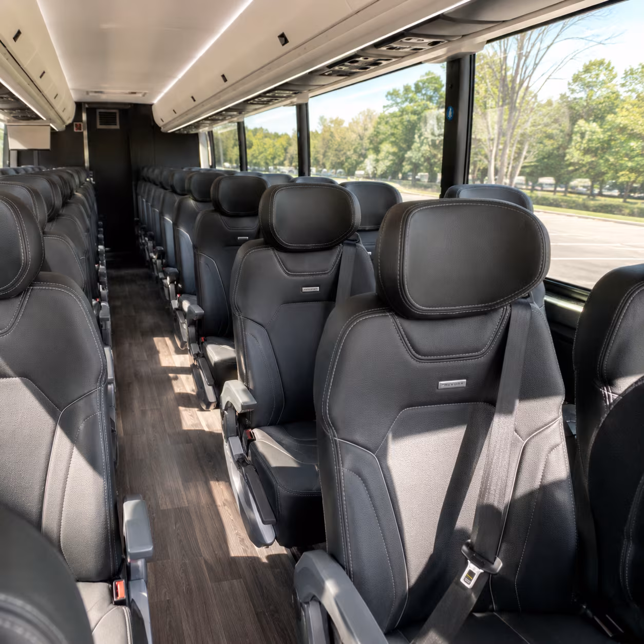 Arlington Corporate Transportation party bus exterior
