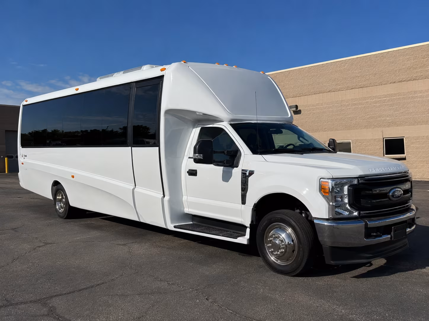 Arlington Corporate Transportation party bus exterior