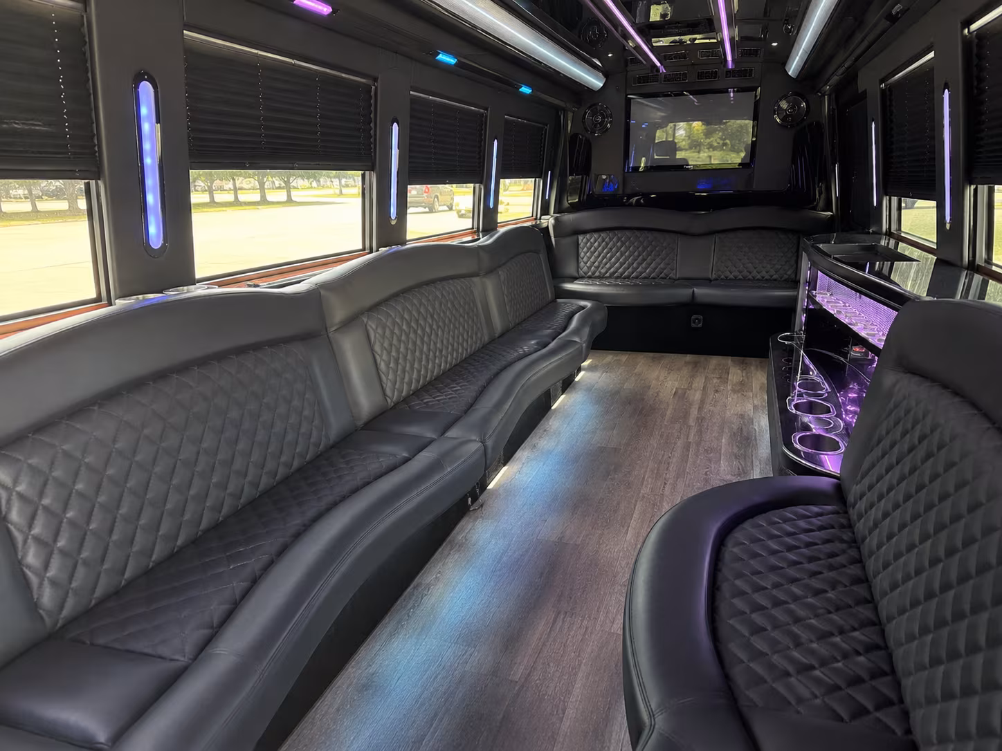 Arlington Private Event Transportation onboard seating