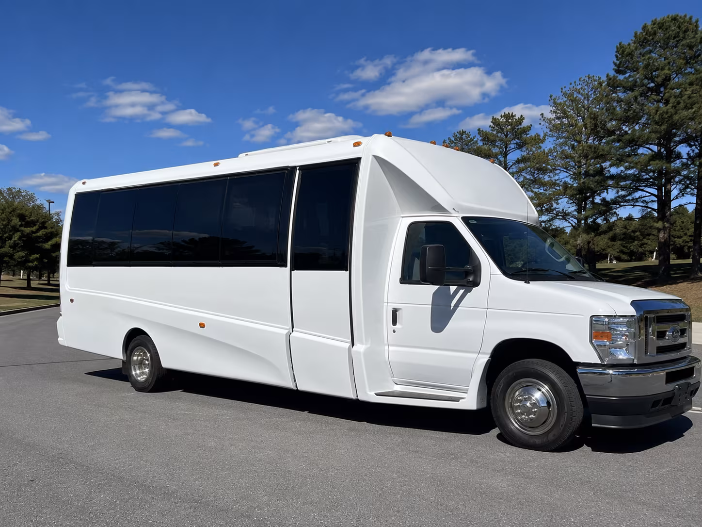 Arlington Prom & Homecoming Transportation party bus exterior