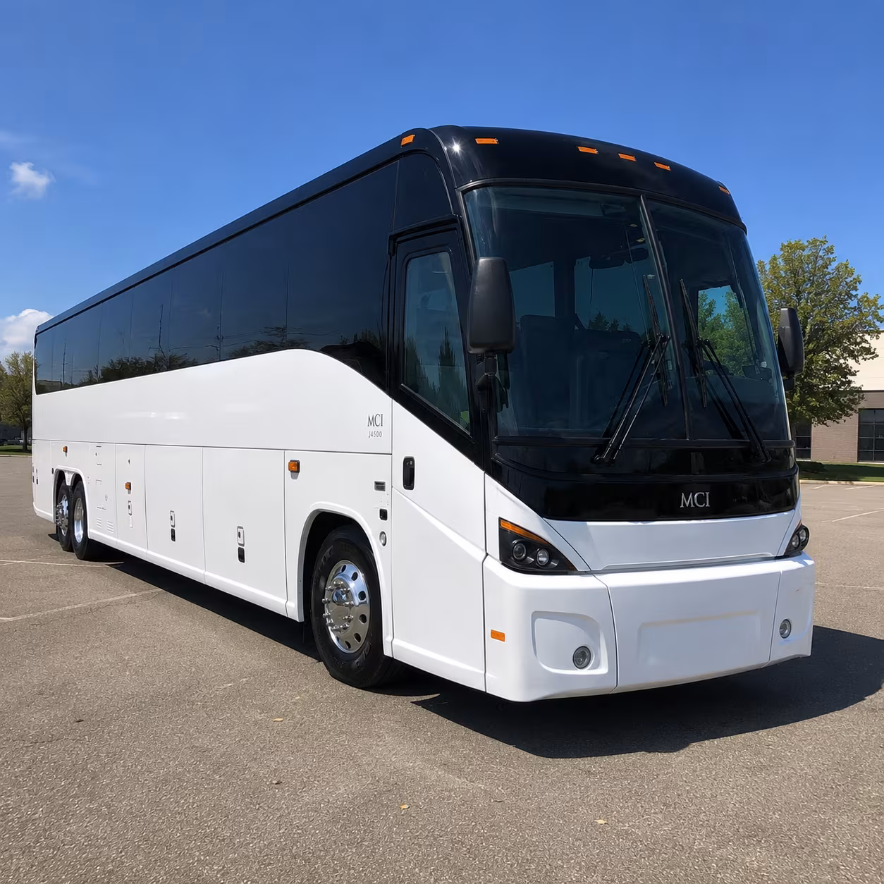 Arlington School Event Transportation party bus exterior