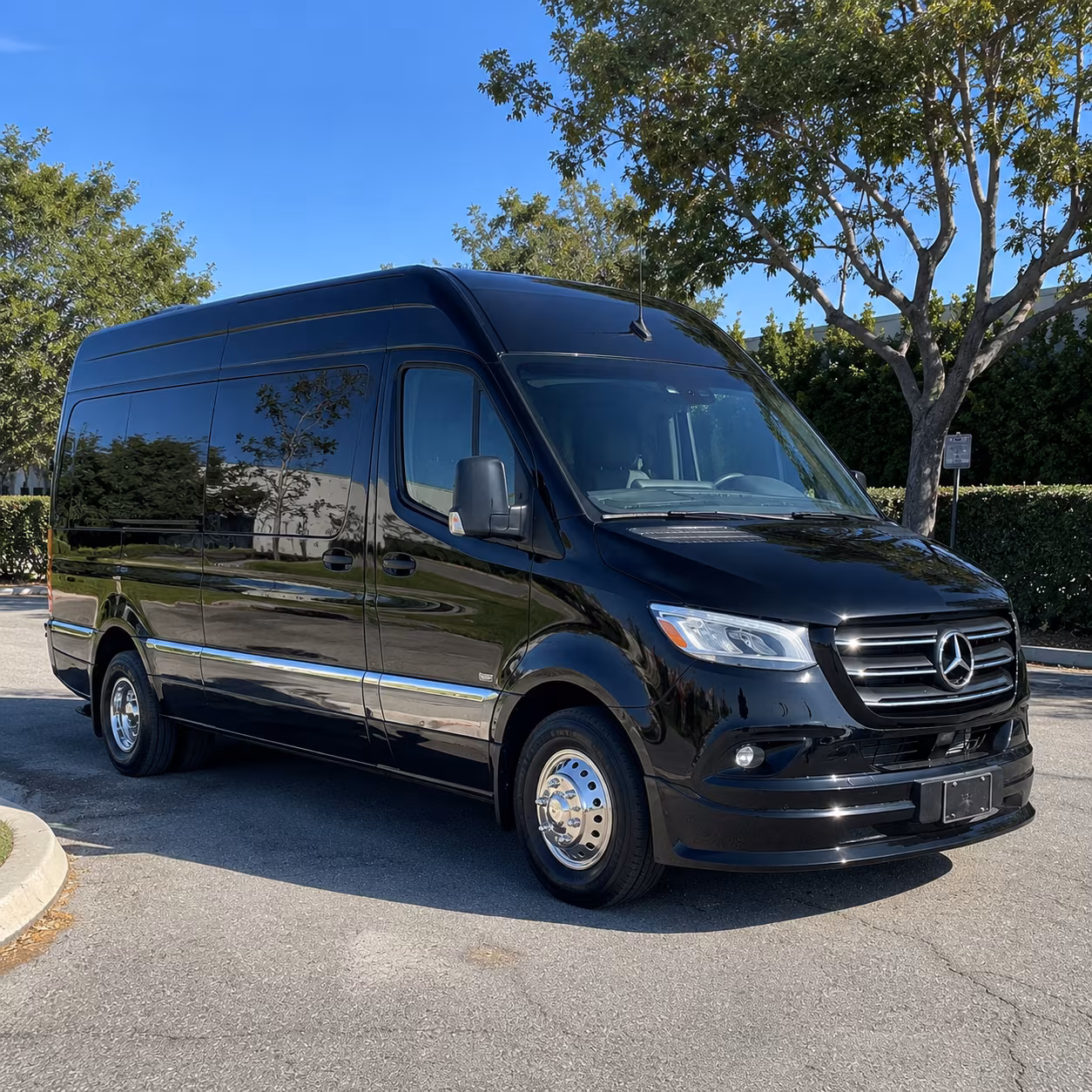 Arlington School Event Transportation party bus exterior