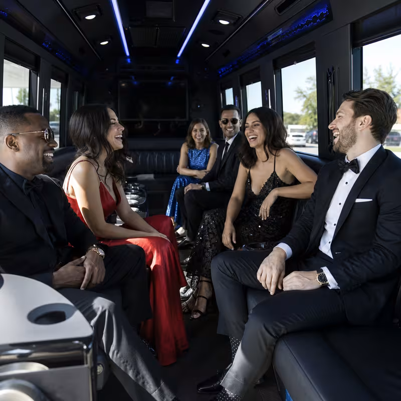 Arlington Prom & Homecoming Transportation fleet vehicle