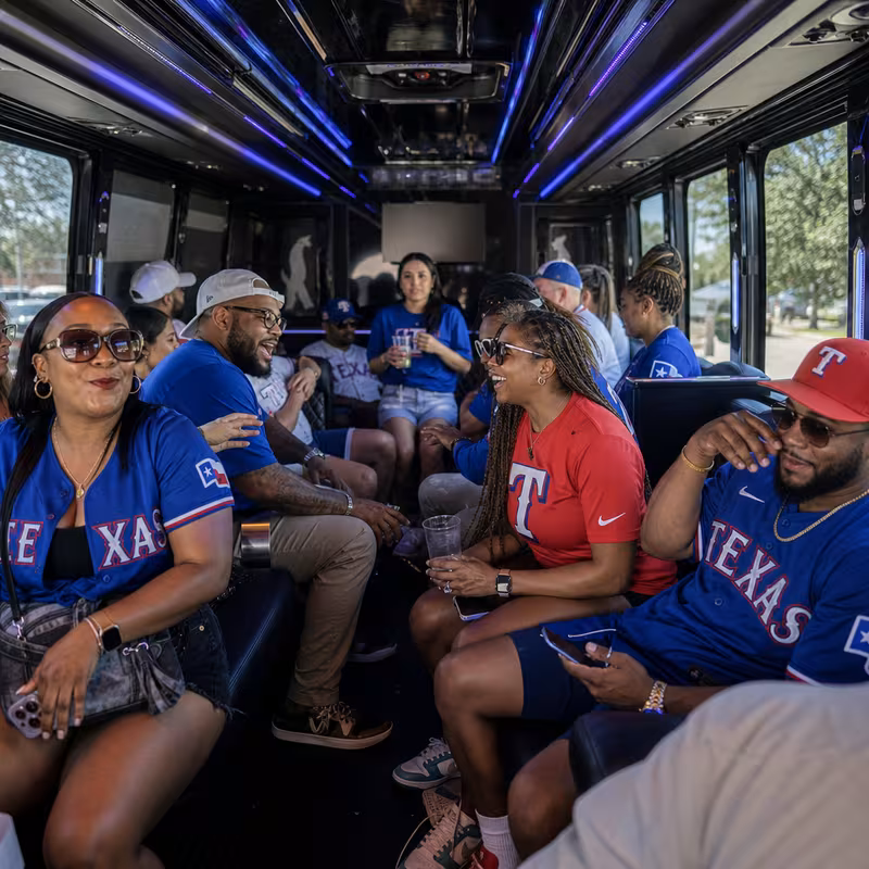 Arlington Sporting Event Transportation fleet vehicle