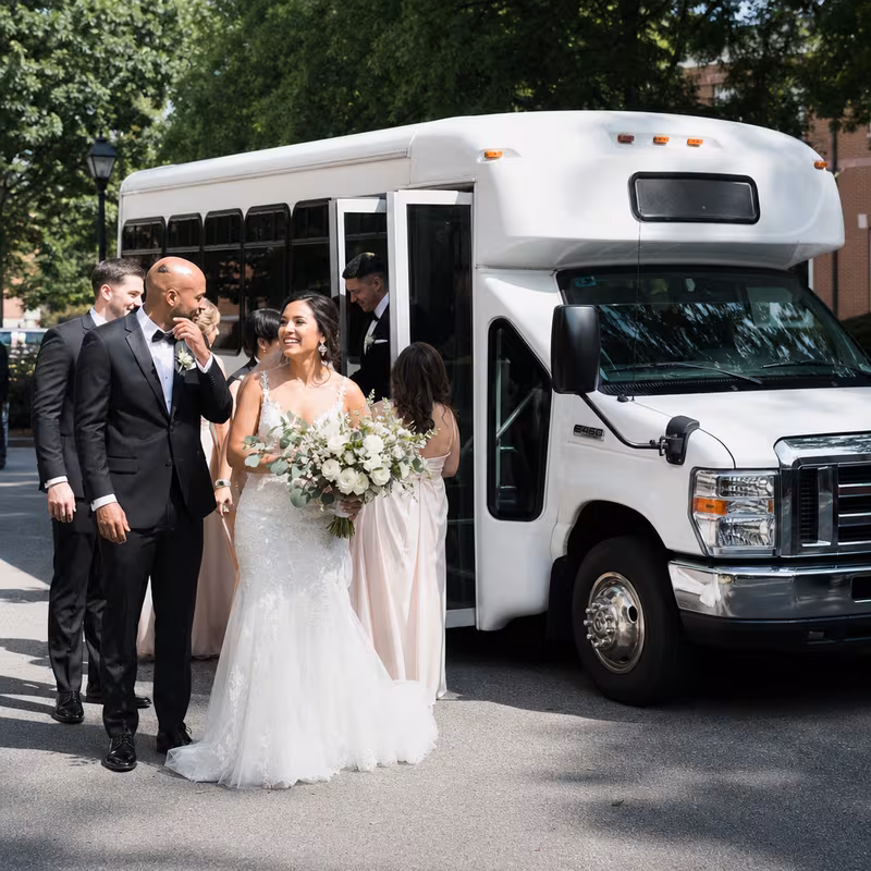 Arlington Wedding Transportation fleet vehicle